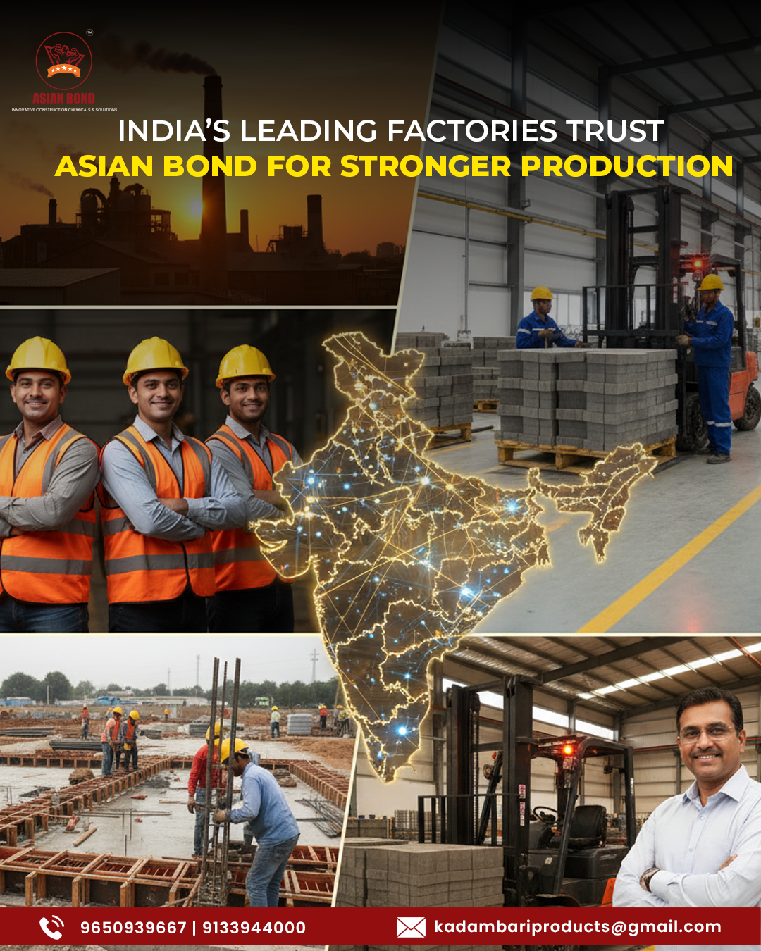 Asianbond 25 kg Cement Concrete Hardener Stands Out in India
